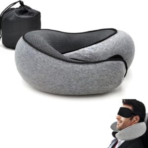 Travel Neck Pillow Memory Foam Airplane Travel Pillow 360 Degree.jpg