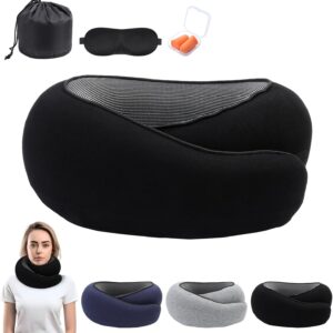 Travel Neck Pillow Memory Foam Travel Neck Pillow Airplane Travel.jpg