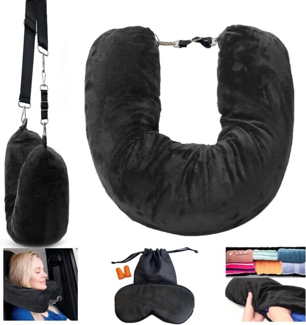 Travel Pillow Travel Neck Pillow Stuffable With Clothes Stuffable Neck.jpg