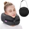 Travel Pillow Vac Compressed Memory Foam Neck Pillow Airplanecomfortableneck Supportmachine.jpg