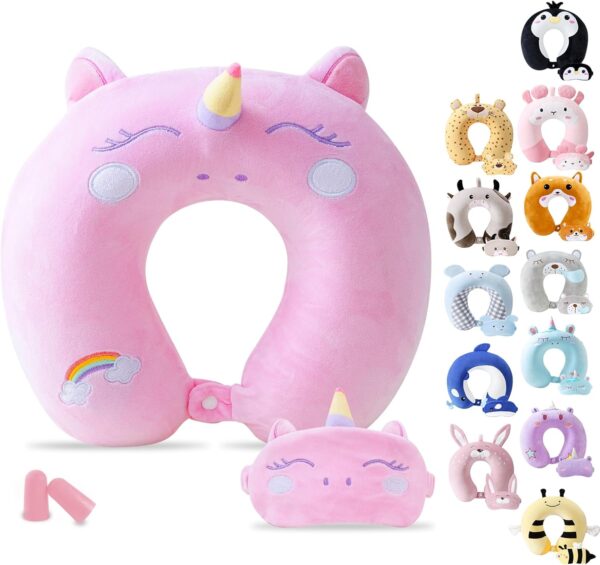 Travel Pillow For Kids Adult Cute Neck Pillow For Traveling.jpg