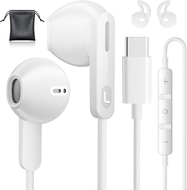 Usb C Headphones Type C Earbuds For Iphone 1515 Pro.jpg