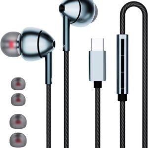 Usb C Headphones For Samsung Galaxy S23 Fe S22 S21.jpg