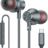 Usb C Headphonesusb Type C Earphones Wired Earbuds Magnetic Noise.jpg