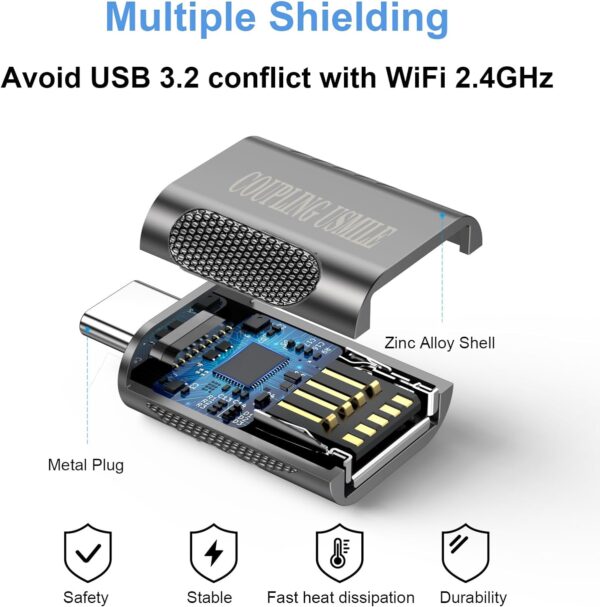 Usb C To Usb Adapter 4 Packotg Cable Thunderbolt3.jpg