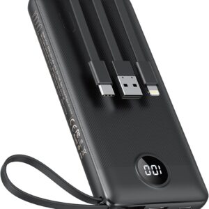 Veektomx Portable Charger With Built In Cables 10000mah Power Bank For.jpg