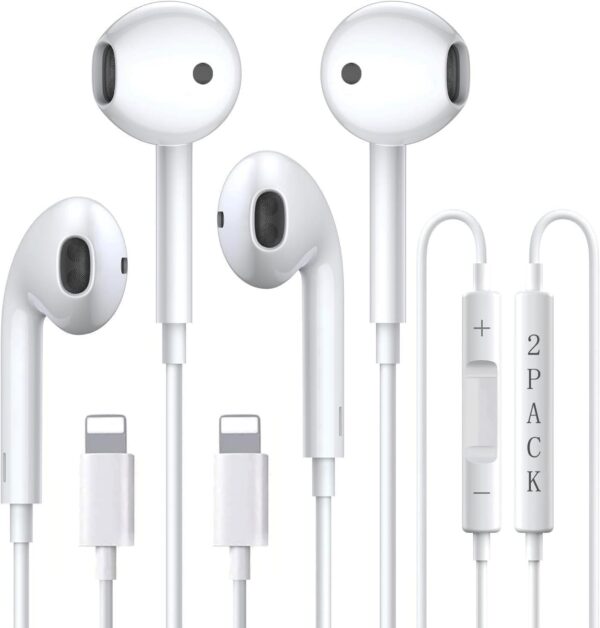 Wired Earbuds For Iphone In Ear Headphones With Microphone Earphones Volume.jpg