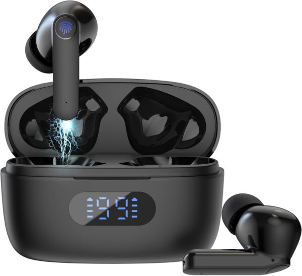 Wireless Ear Buds Bluetooth Earbuds 28h Playtime Led Power Display.jpg