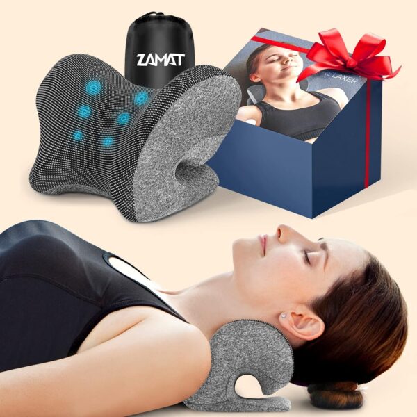 Zamat Neck And Shoulder Relaxer Wmagnetic Therapy Pillowcase Neck Stretcher.jpg