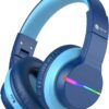 Iclever Bth12 Kids Bluetooth Headphonescolorful Led Lights Wireless Headphones748594db Volume.jpg