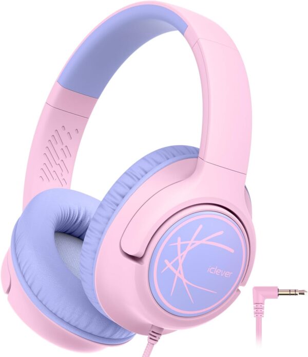 Iclever Kids Headphones With Cord 85dba Safe Volume Wired Headphones.jpg