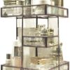 360 Degree Rotation Makeup Organizer Antique Countertop Cosmetic Storage Box.jpg