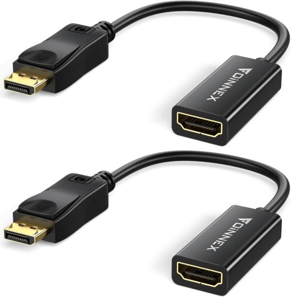 4k Displayport To Hdmi Adapter 2 Pack Uni Directional Dp To.jpg