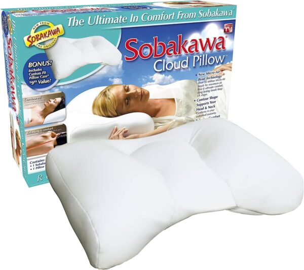 Sobakawa Cloud Pillow With Microbead Fill Microbead Pillow Contoured Shaped Pillow.jpg