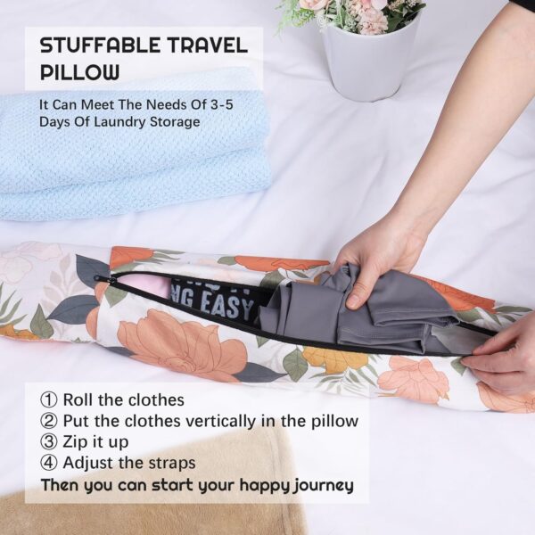 Stuffable Travel Pillow Stuffable Neck Pillow For Travel Portable Self Fillable.jpg