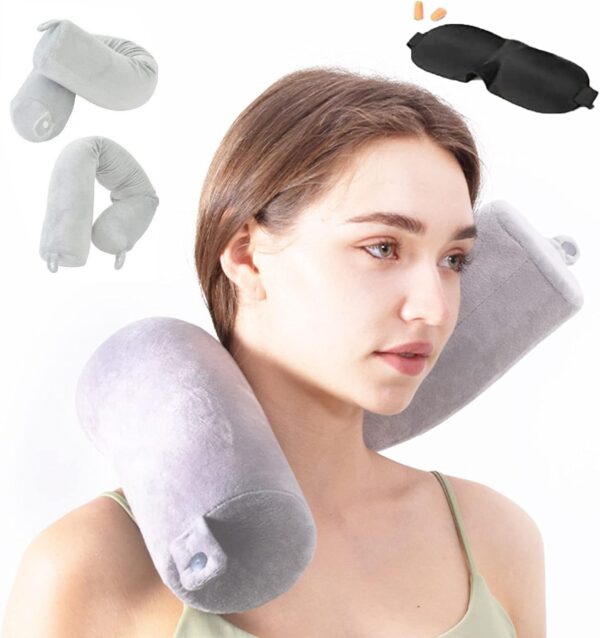 Travel Pillow Twist Memory Foam Neck Pillow Support Pillow Used For.jpg