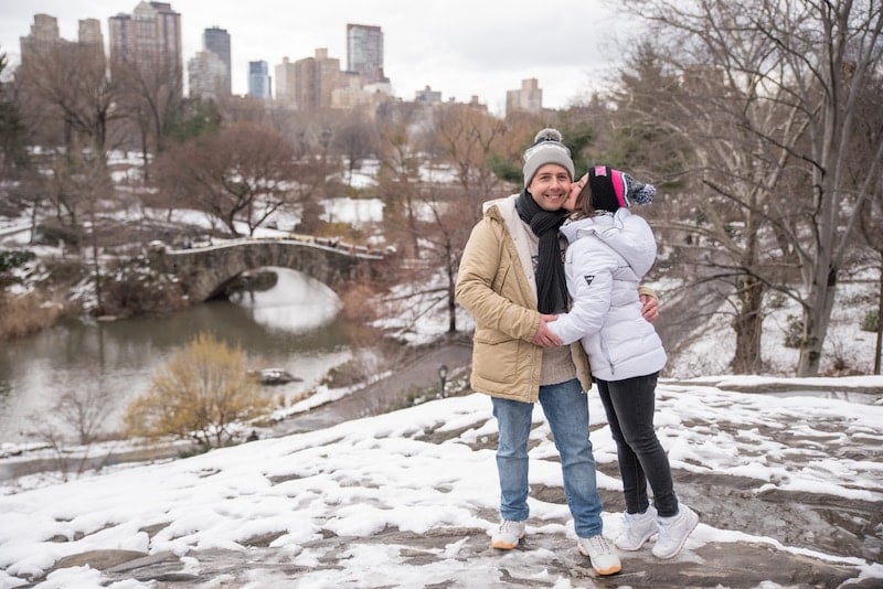 Snow In Central Park